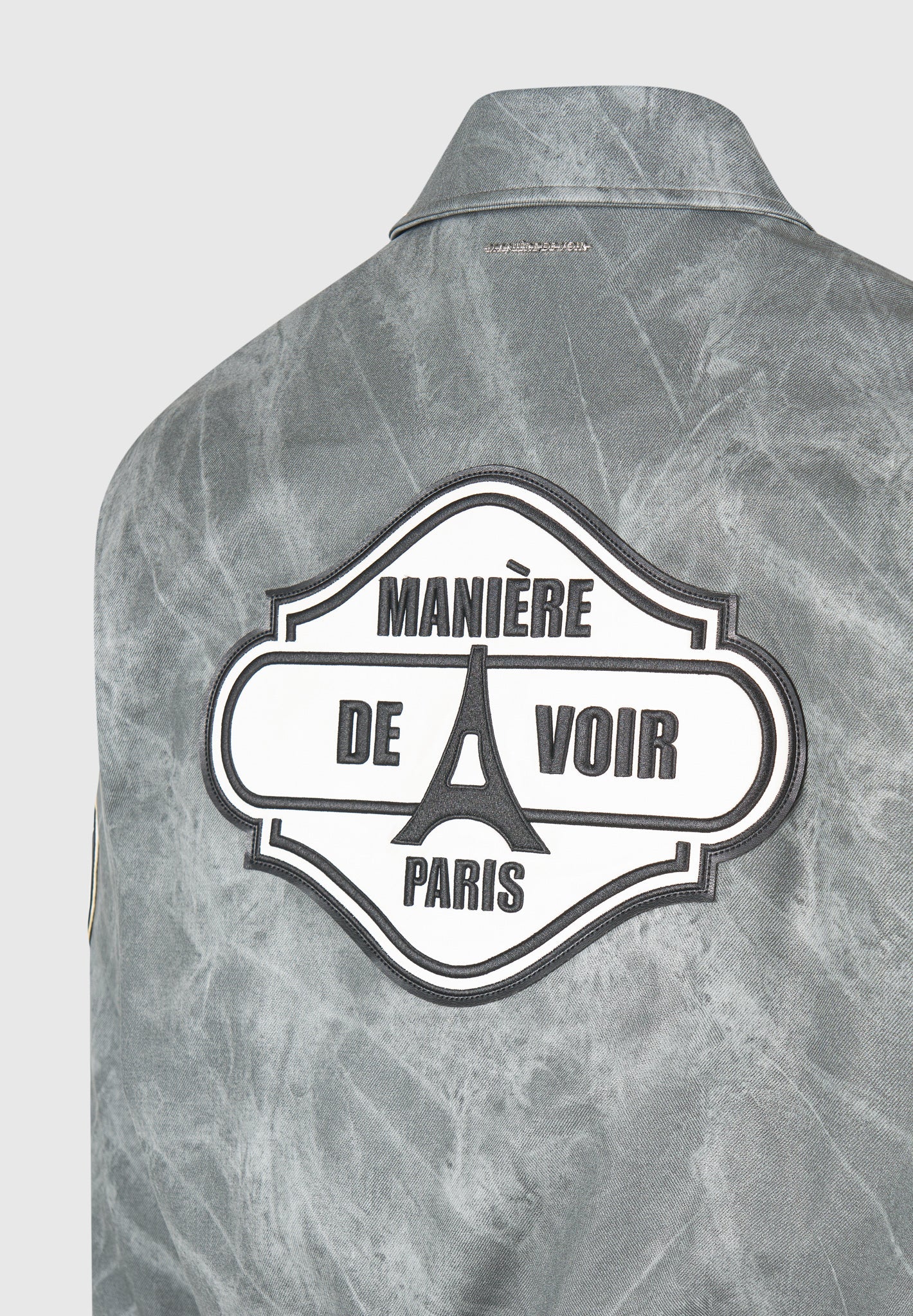 Vintage Marble Varsity Jacket