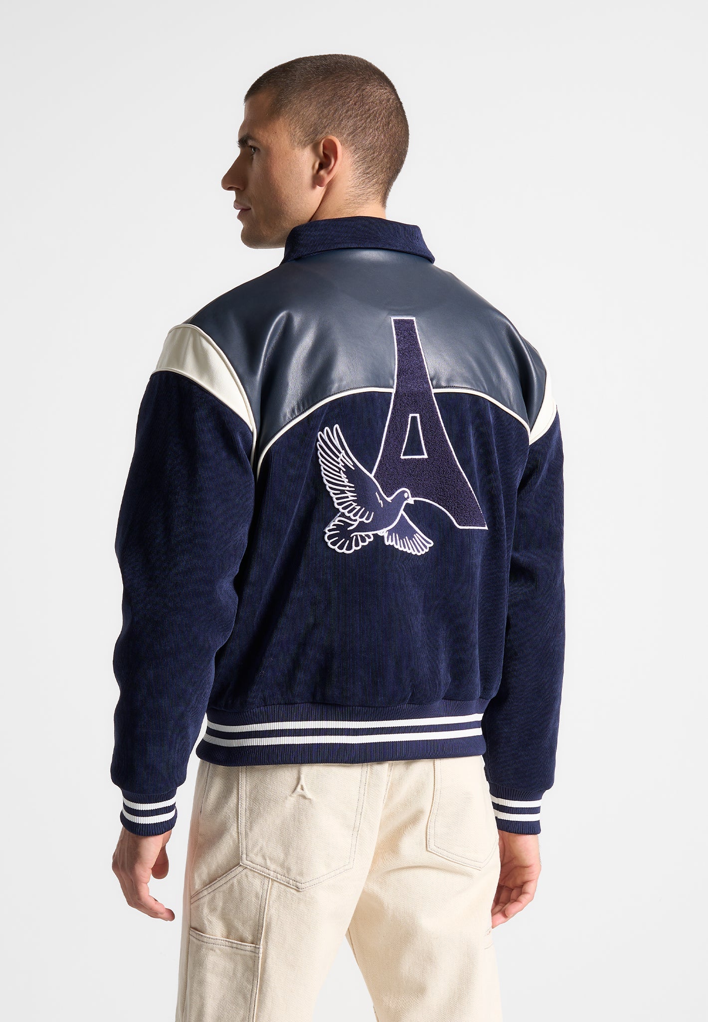 Navy Varsity Jacket