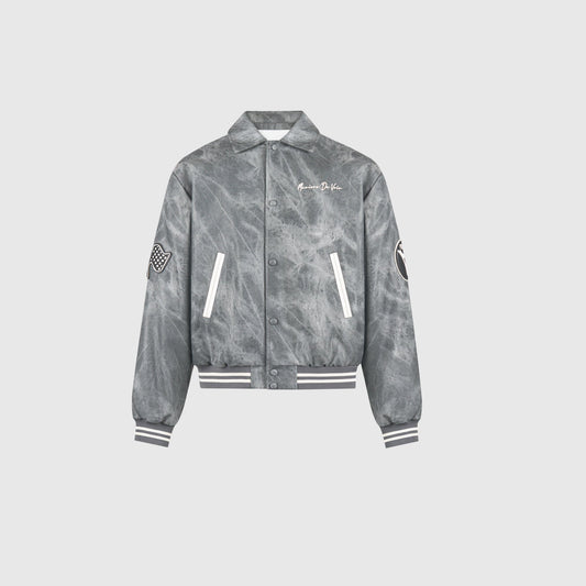 Vintage Marble Varsity Jacket