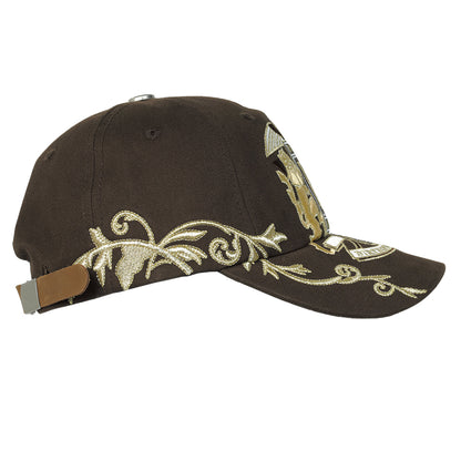 Lion Embroidered Baseball Cap