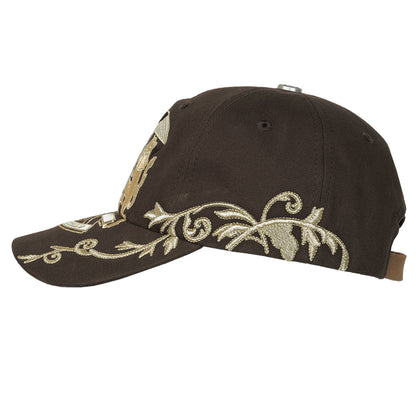 Lion Embroidered Baseball Cap