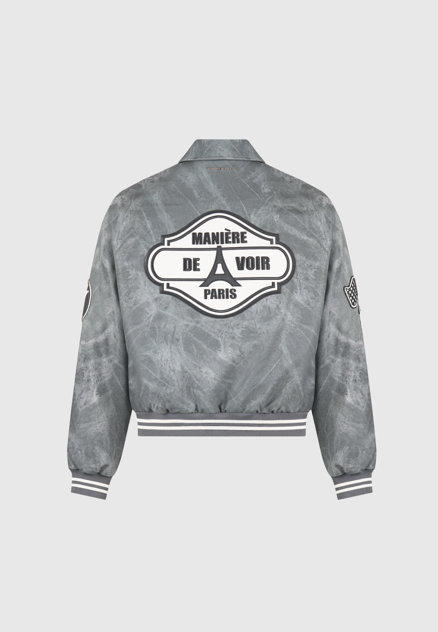 Vintage Marble Varsity Jacket