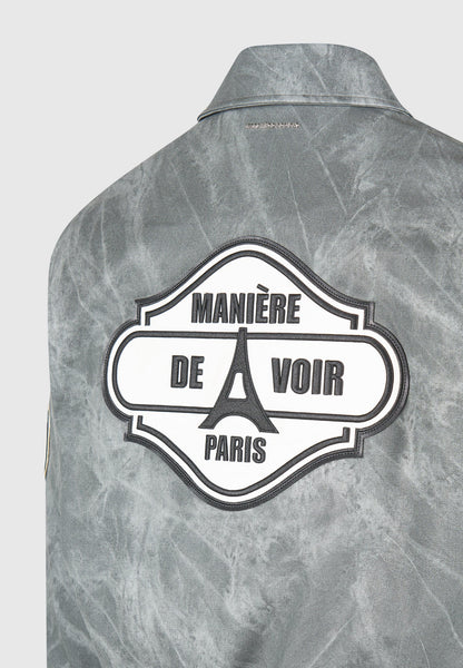 Vintage Marble Varsity Jacket