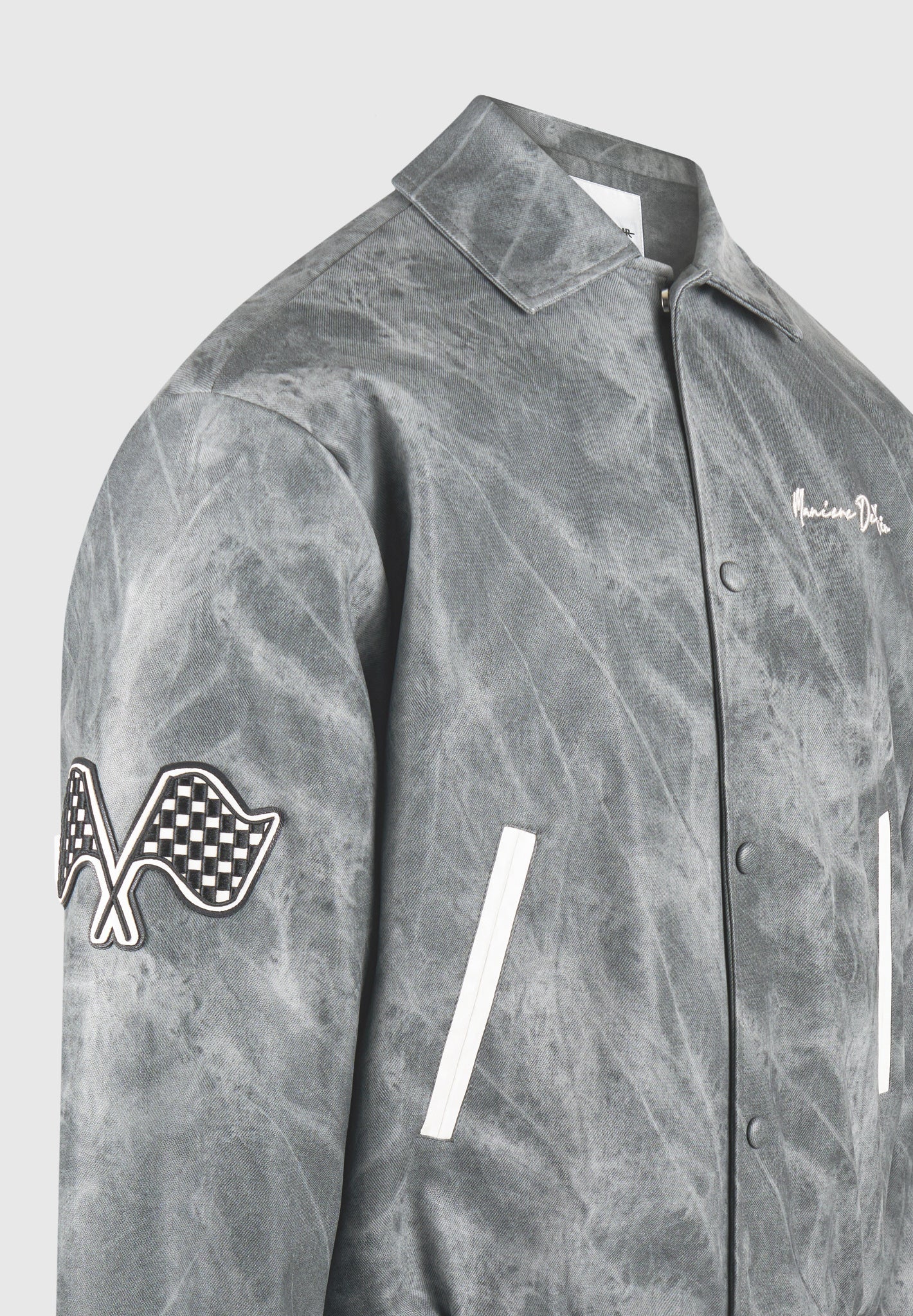 Vintage Marble Varsity Jacket
