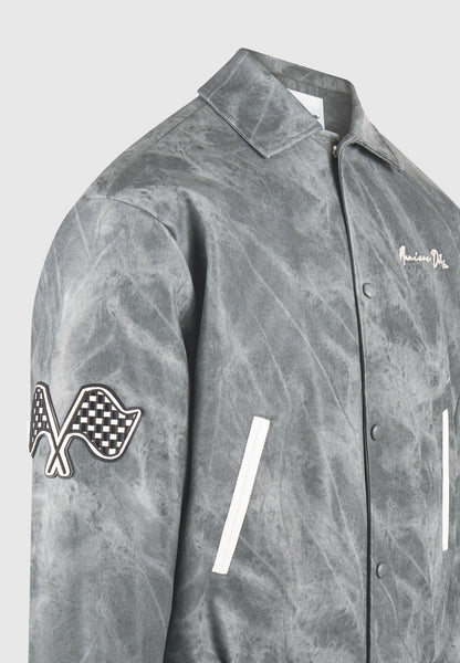 Vintage Marble Varsity Jacket