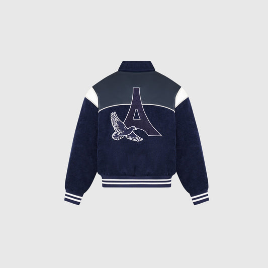 Navy Varsity Jacket