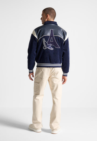 Navy Varsity Jacket