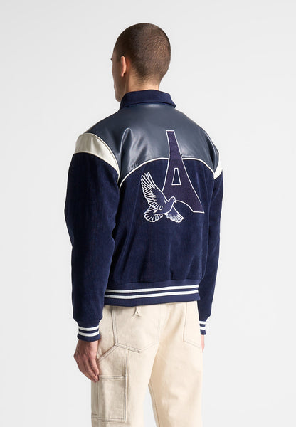Navy Varsity Jacket