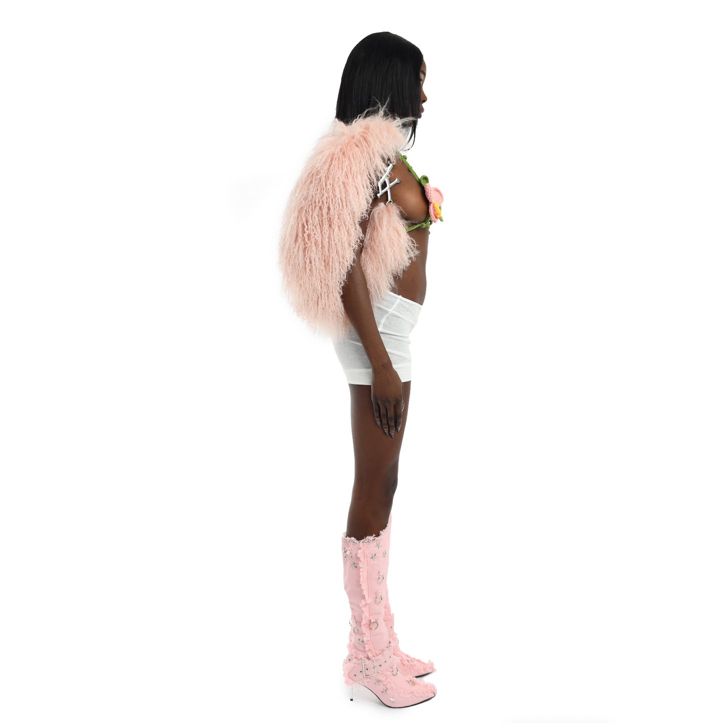 Mongolian Fur Shoulder Bag