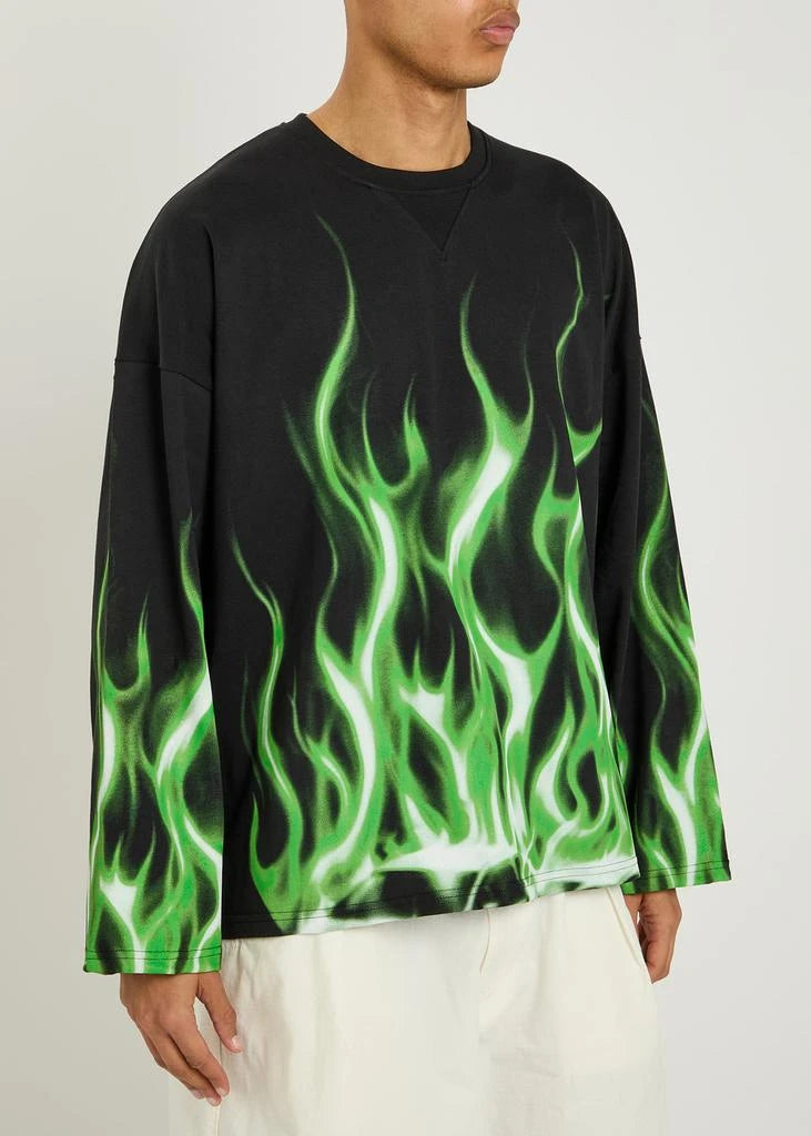 La Flame Printed Cotton T-shirt